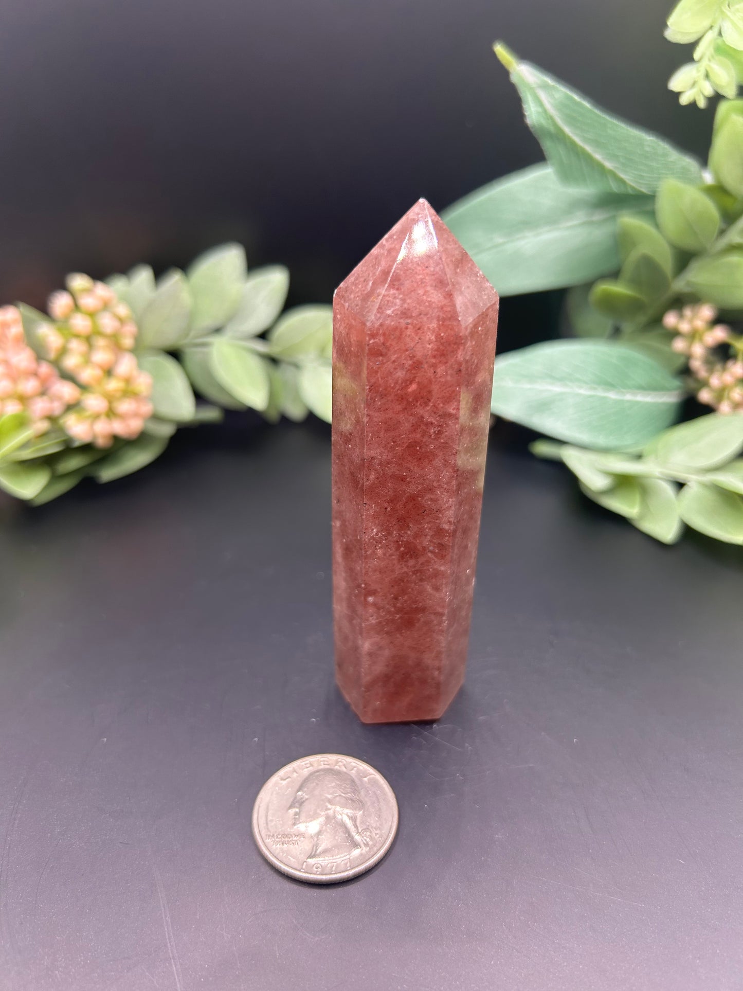 Strawberry Quartz Tower
