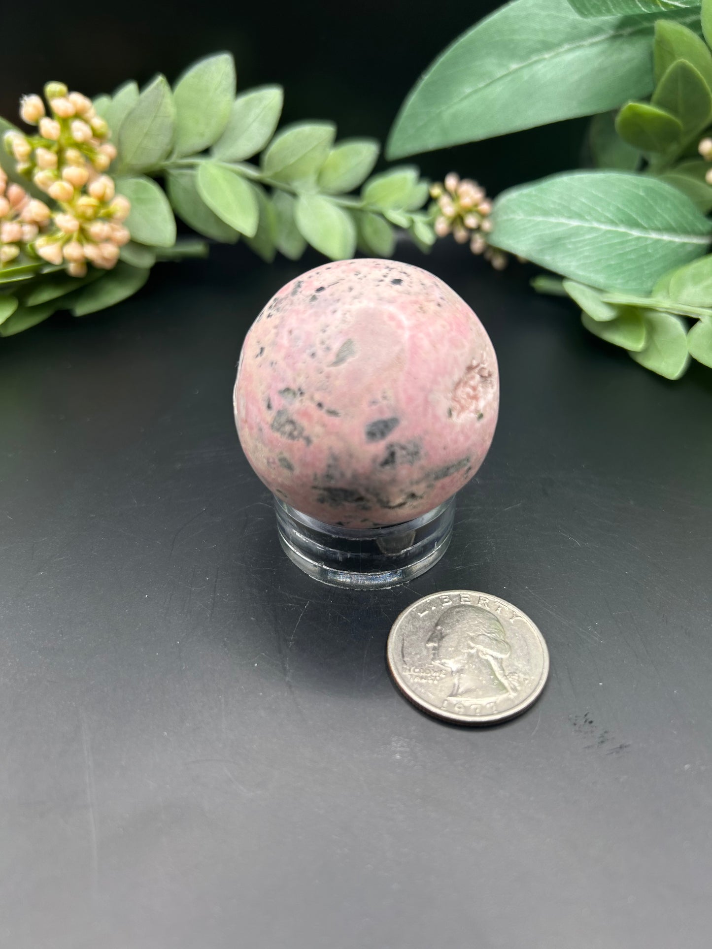 Rhodonite Sphere