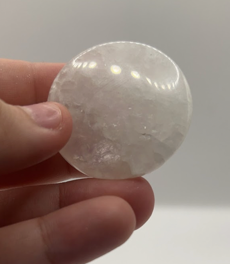 Clear Quartz Worry Stone