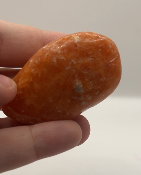 Orange Calcite Tumbles